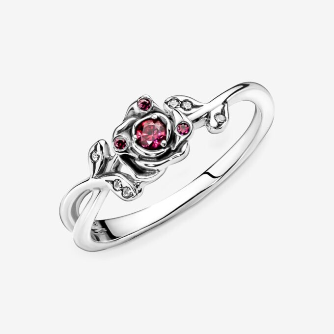 PANDORA Disney Beauty and the Beast Rose Ring