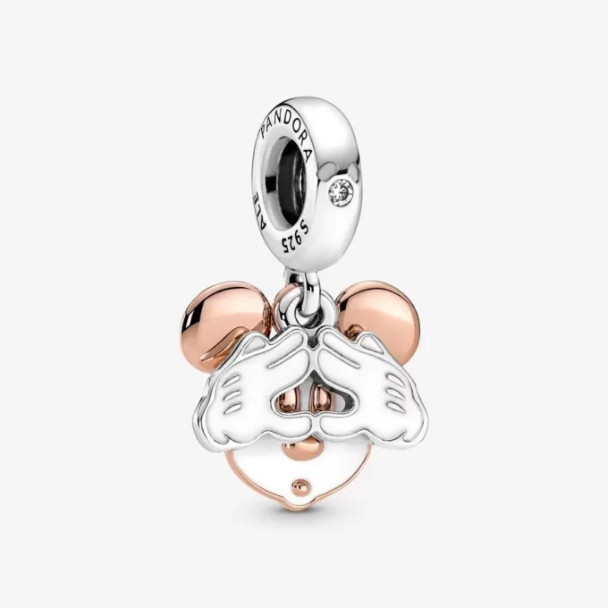 PANDORA Disney Mickey Mouse Double Dangle Charm