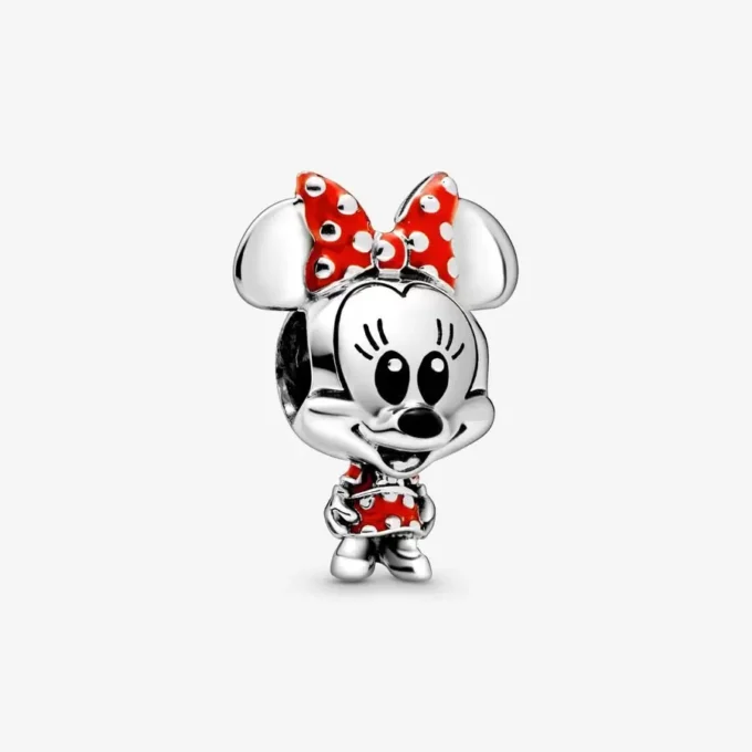 PANDORA Disney Minnie Mouse Dotted Dress & Bow Charm