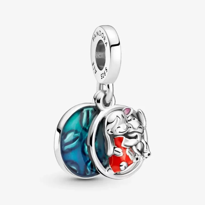 PANDORA Disney Lilo & Stitch Family Dangle Charm