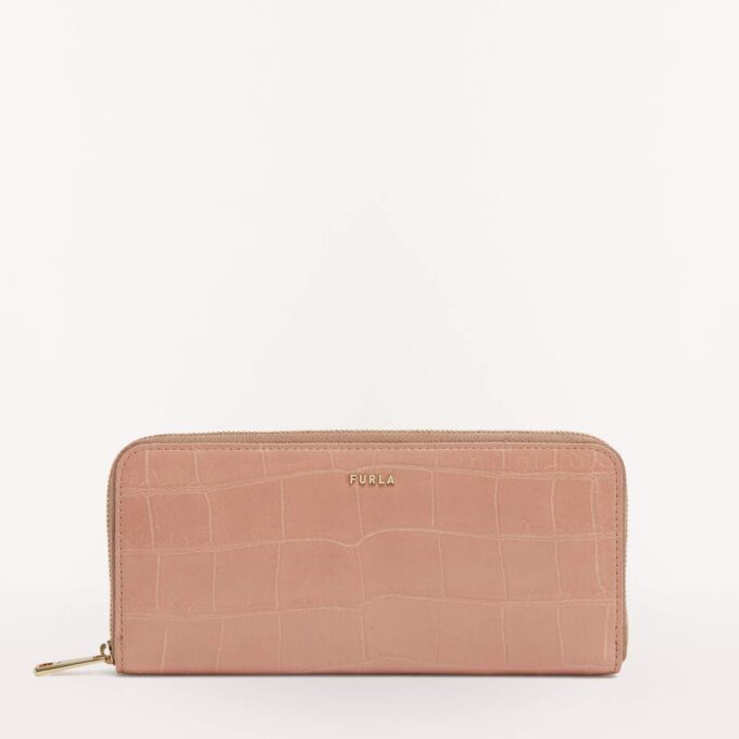 Furla Babylon Zip Around Xl Cipria