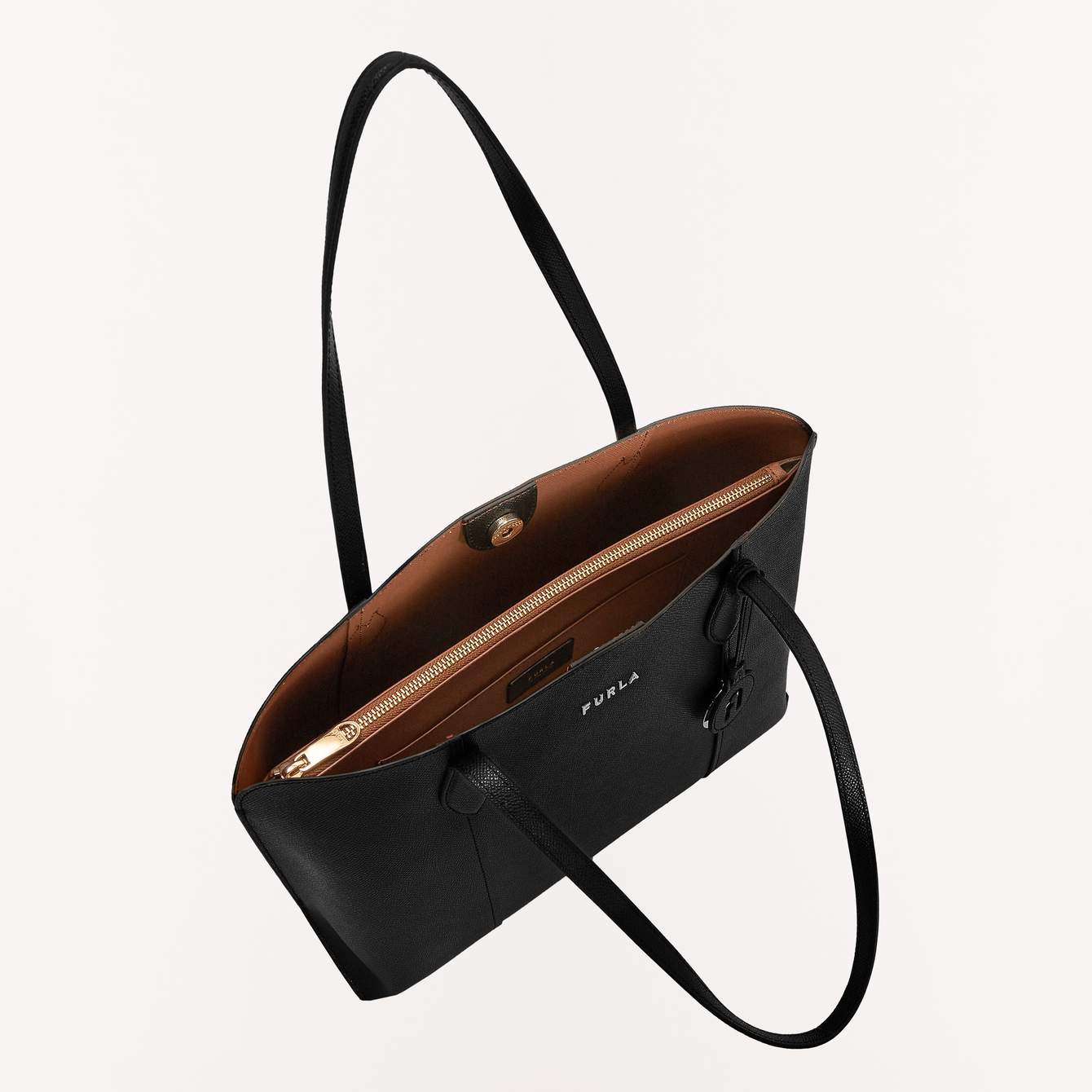 Furla Vittoria Tote L Nero - Imagen 4
