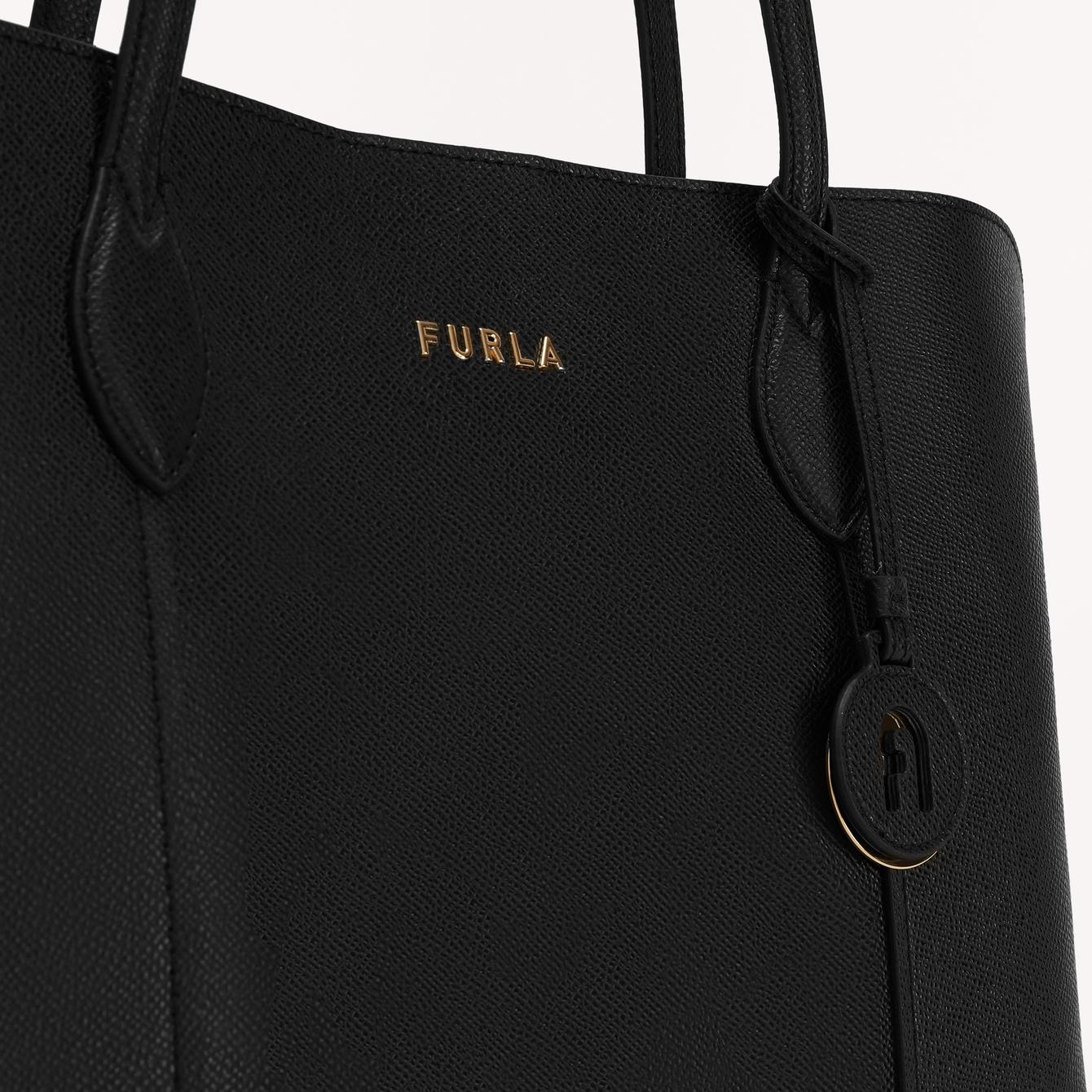 Furla Vittoria Tote L Nero - Imagen 5