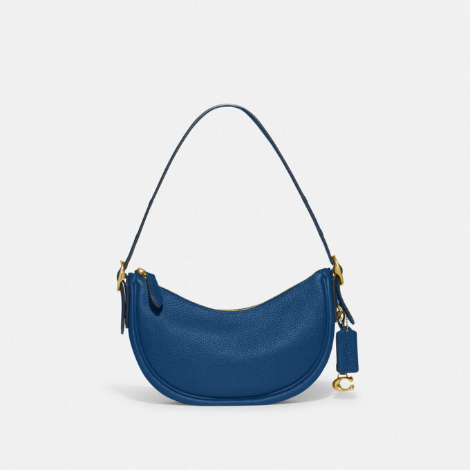 COACH Soft Pebble Leather Luna Shoulder Bag